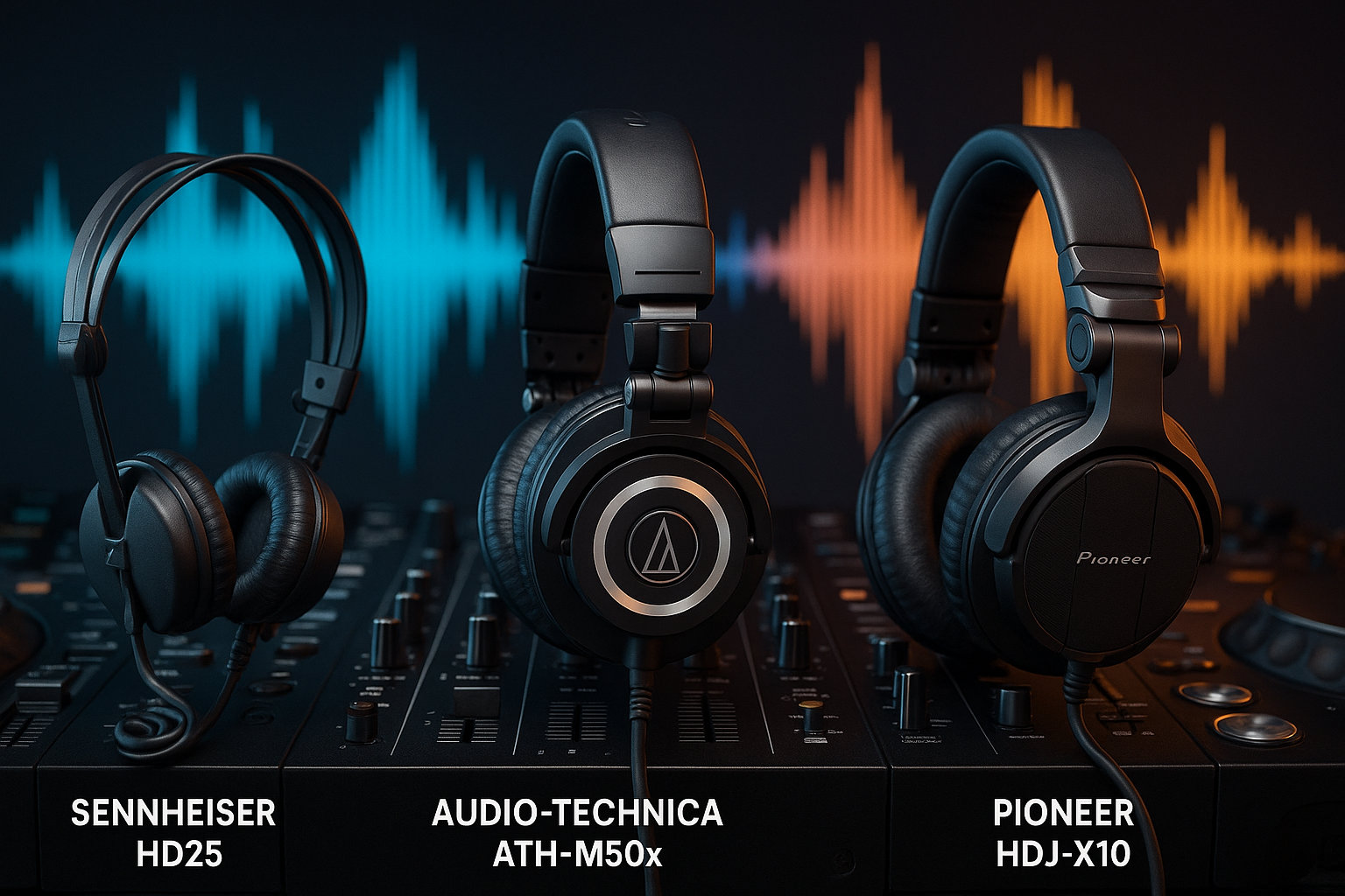 Best DJ Headphones 2024: Sennheiser HD25 vs Audio-Technica ATH-M50x vs Pioneer HDJ-X10