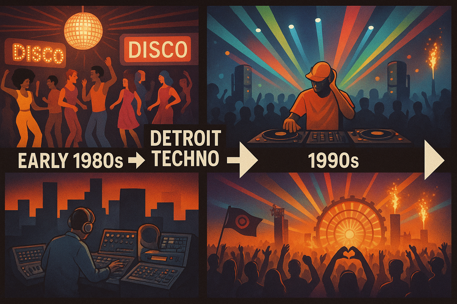 The Evolution of Electronic Dance Music: From Detroit Techno to Global Festival Culture