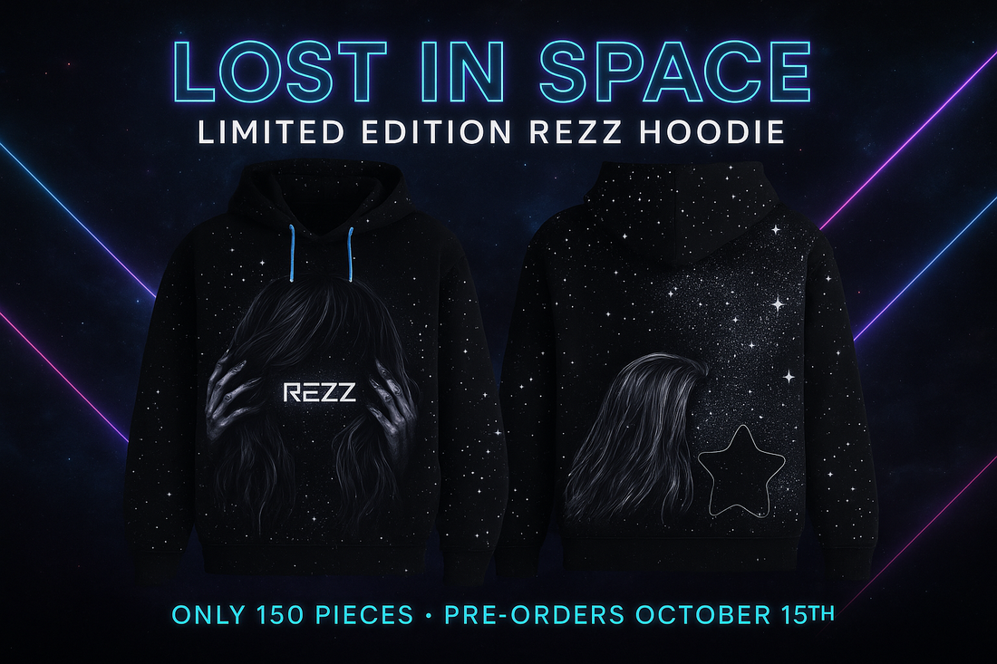 Introducing the Lost in Space Custom Rezz Hoodie - Limited Edition Drop!