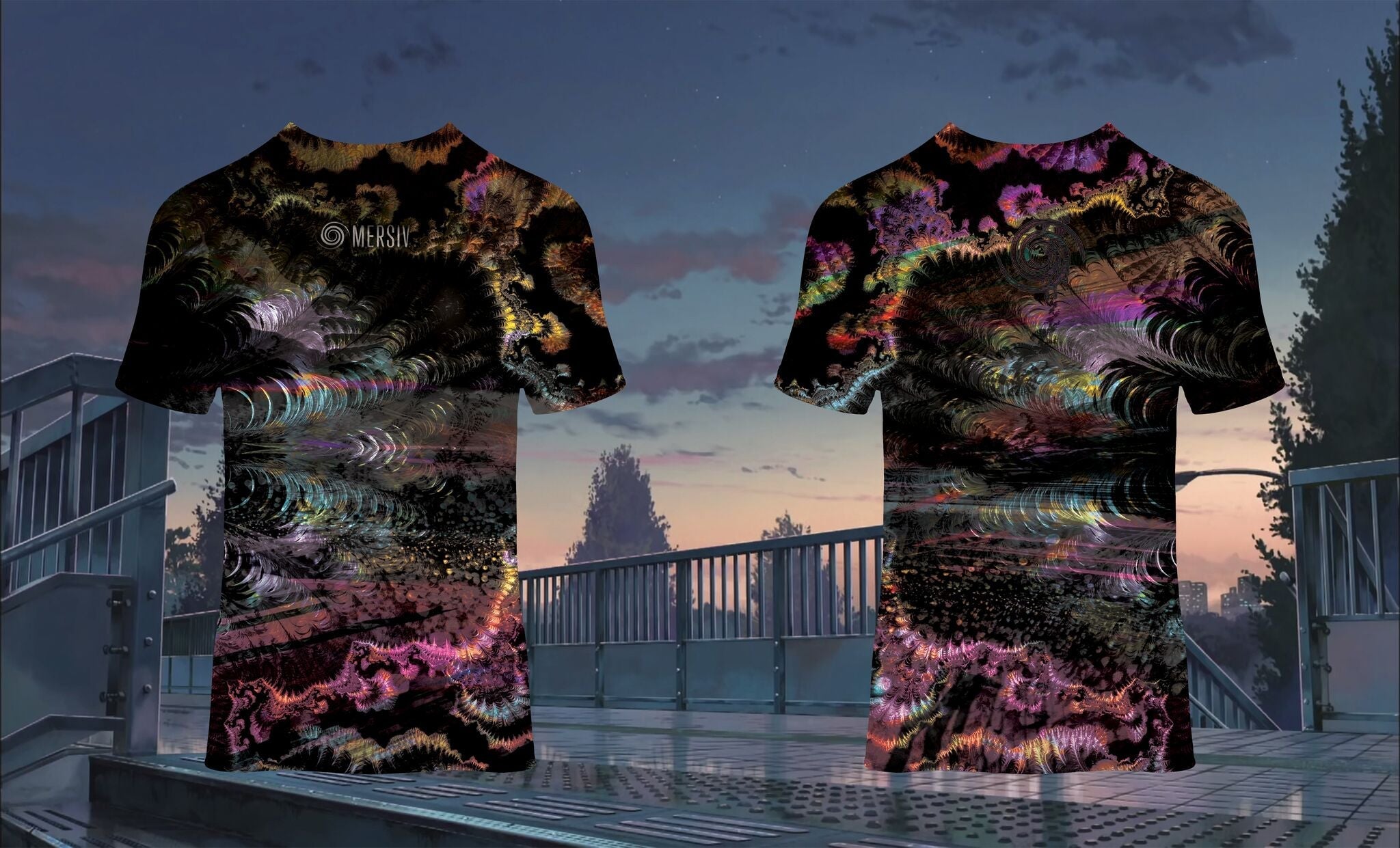 Mersiv Imersiv custom design apparel for bass music fans