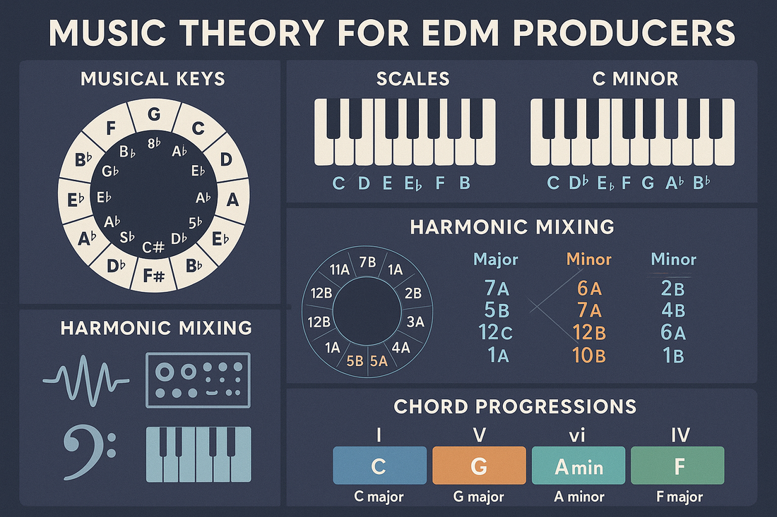 Music Theory for EDM Producers: Understanding Keys, Scales, and Harmonic Mixing