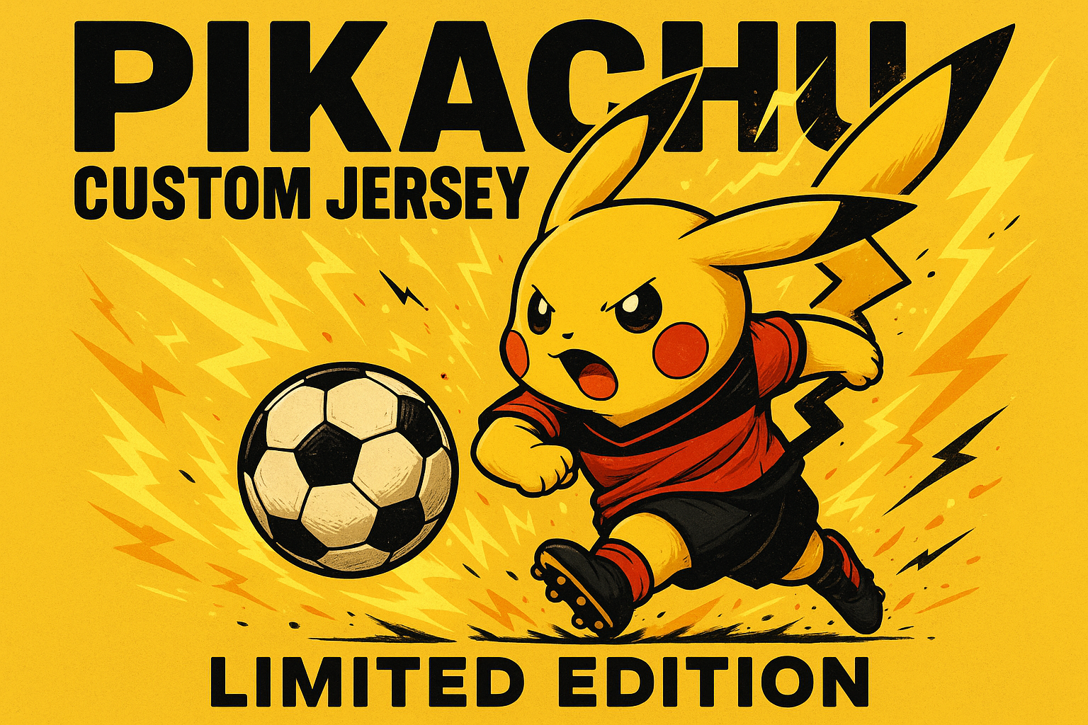 Pikachu Custom Soccer Jersey: Where Gaming Meets Sports Culture