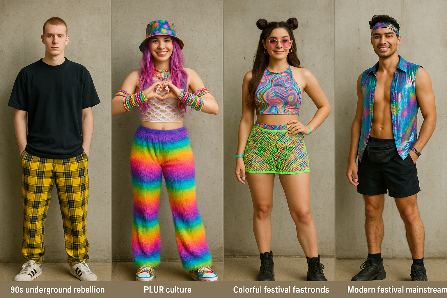Rave Fashion Evolution: From Underground Rebellion to Festival Mainstream